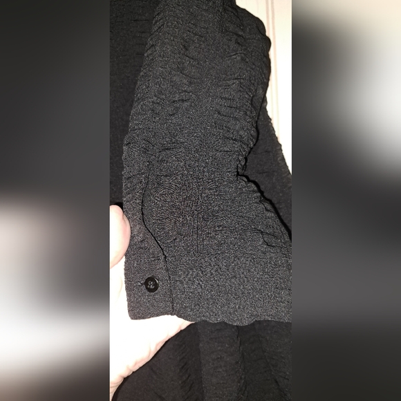 Zara Black Textured Mini Dress - Picture 8 of 14